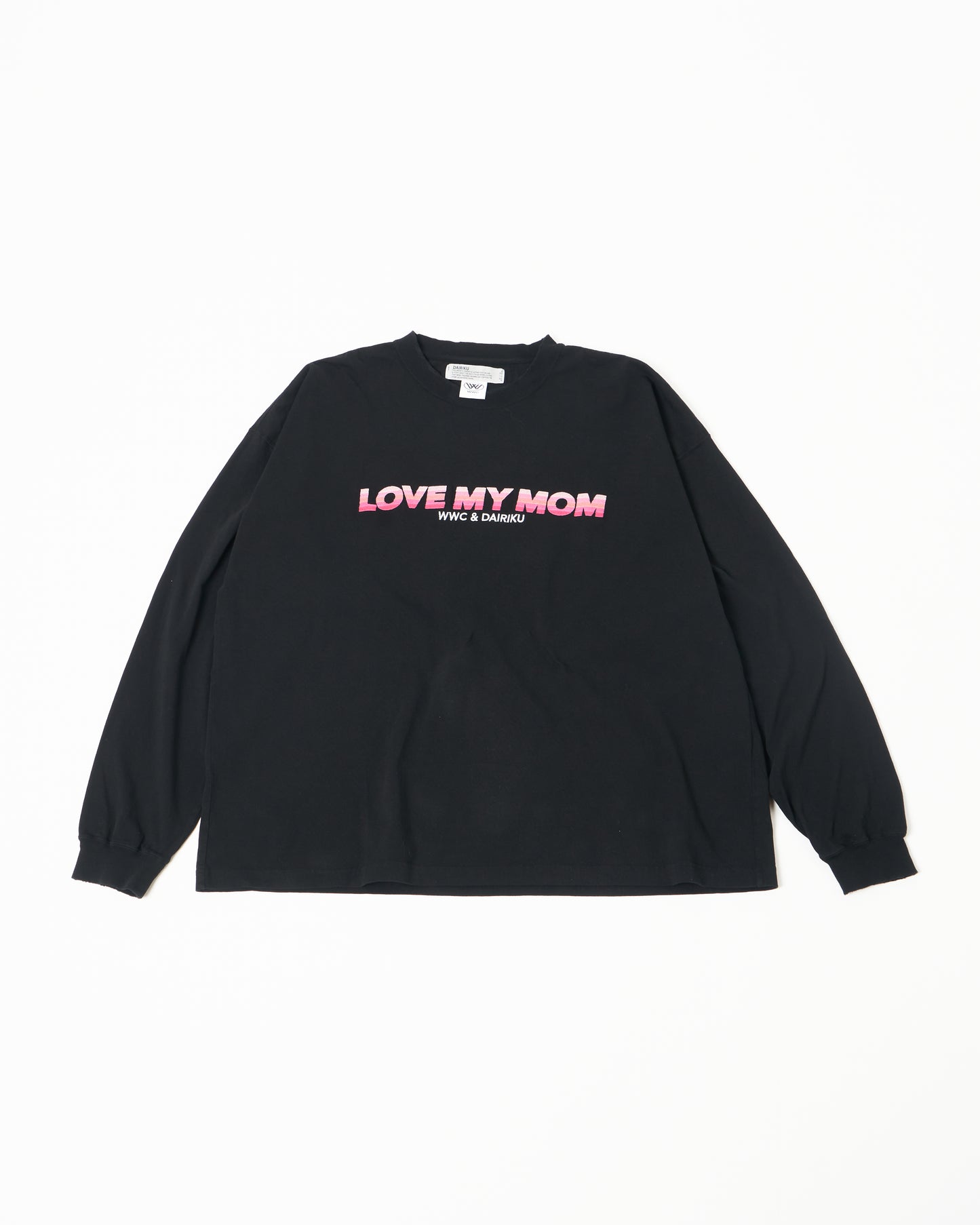 WWC & DAIRIKU COLLABO "LOVE MY MOM" Embroidery L-S Tee
