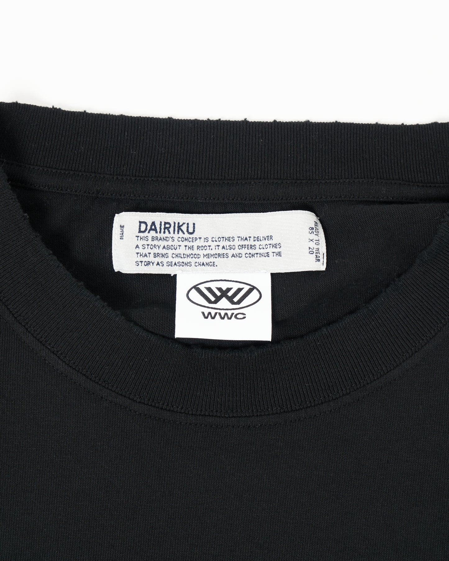 WWC & DAIRIKU COLLABO "LOVE MY MOM" Embroidery L-S Tee